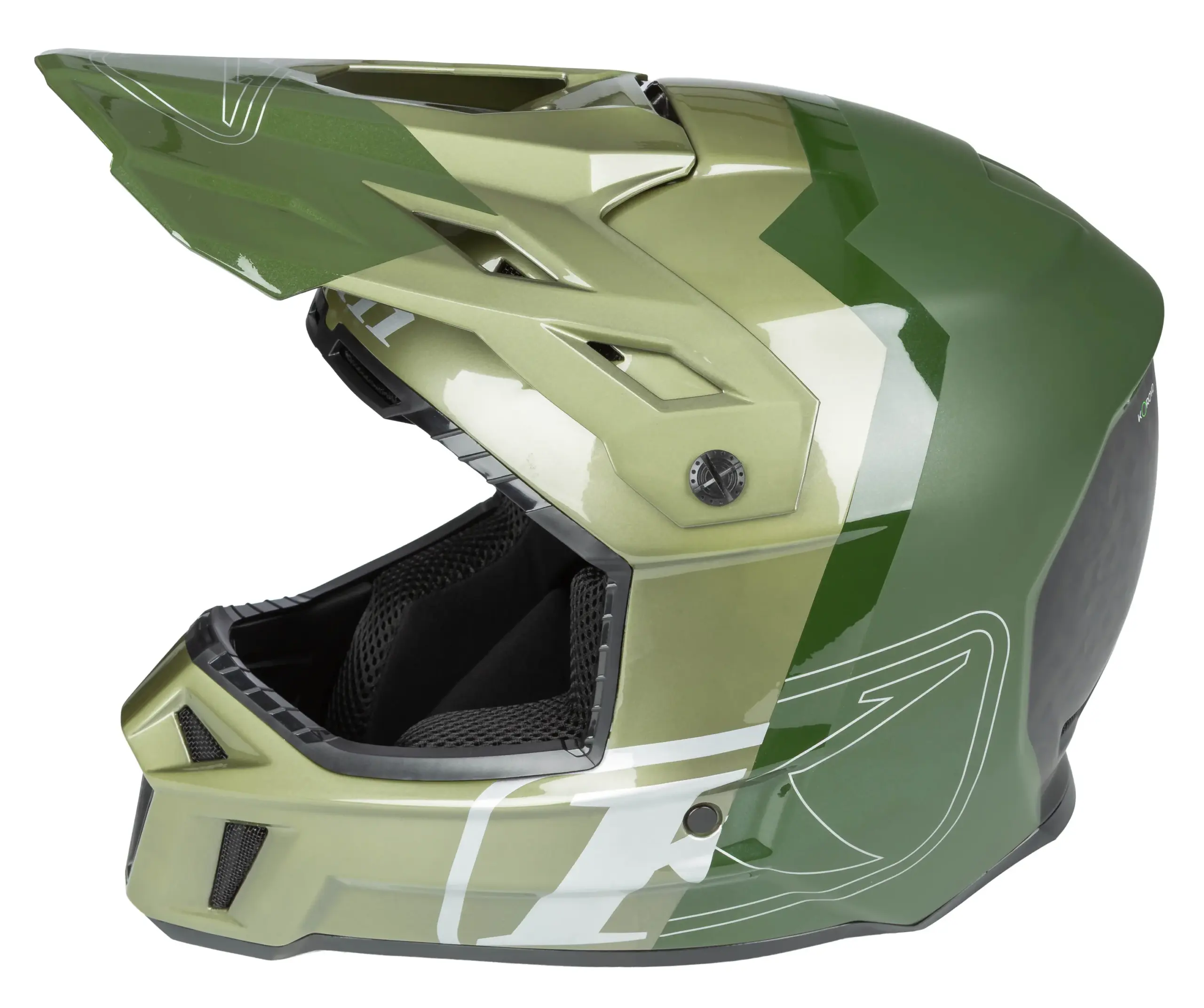 Klim F3 Carbon Pro Of-Road Helmet Oil-Green – Bild 6