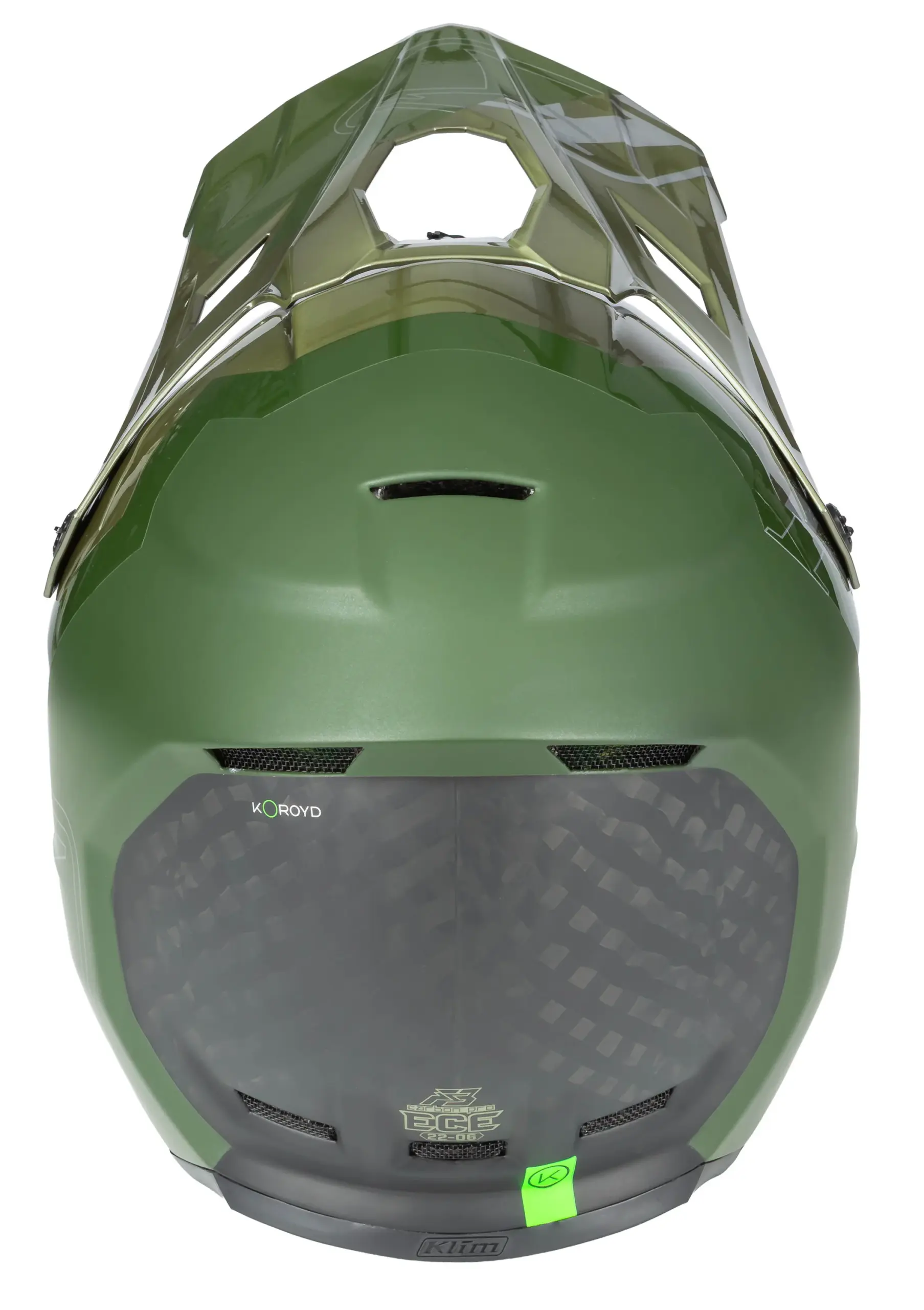 Klim F3 Carbon Pro Of-Road Helmet Oil-Green – Bild 3