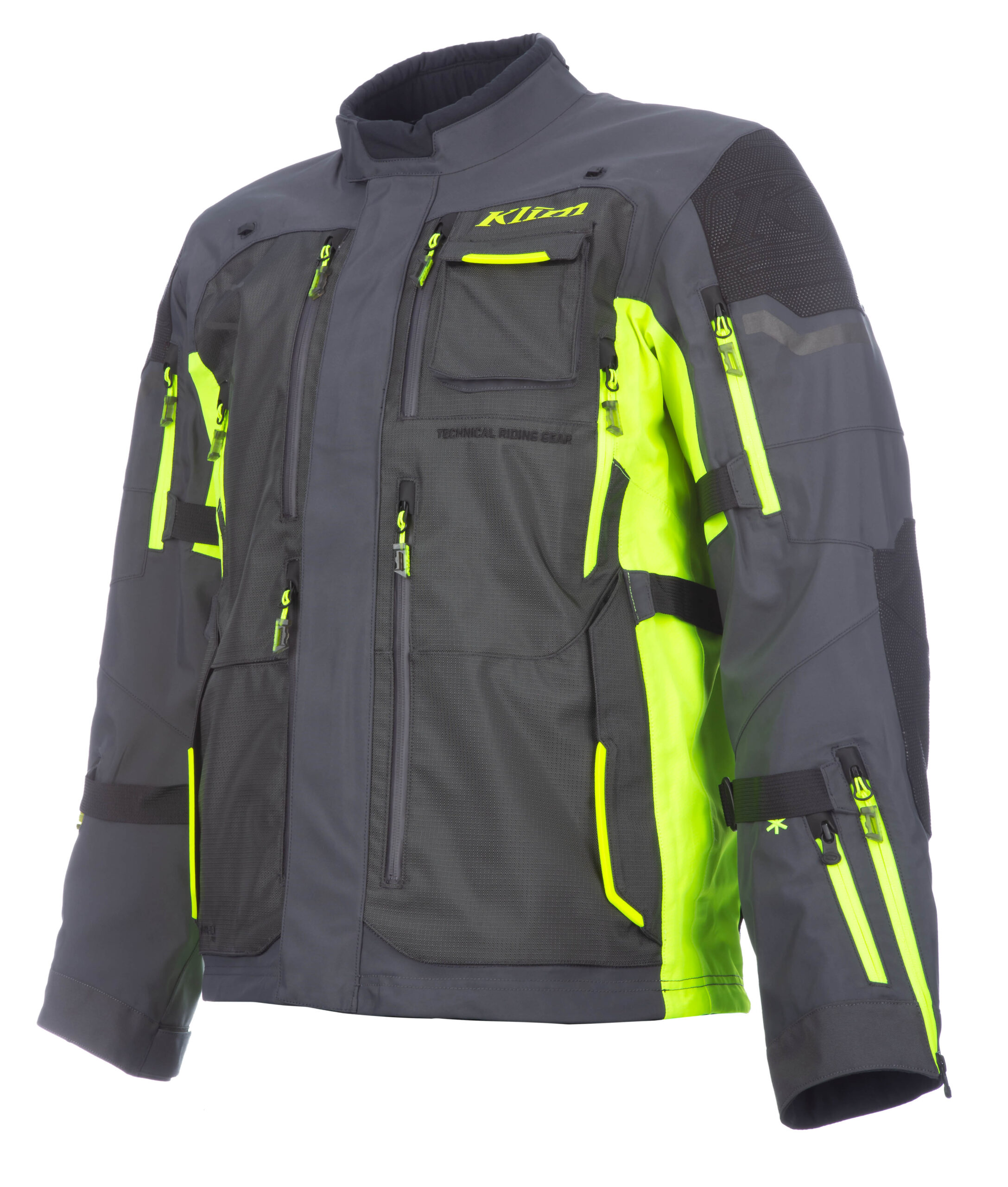 Klim Badlands Pro Jacket Asphalt - Hi-Vis