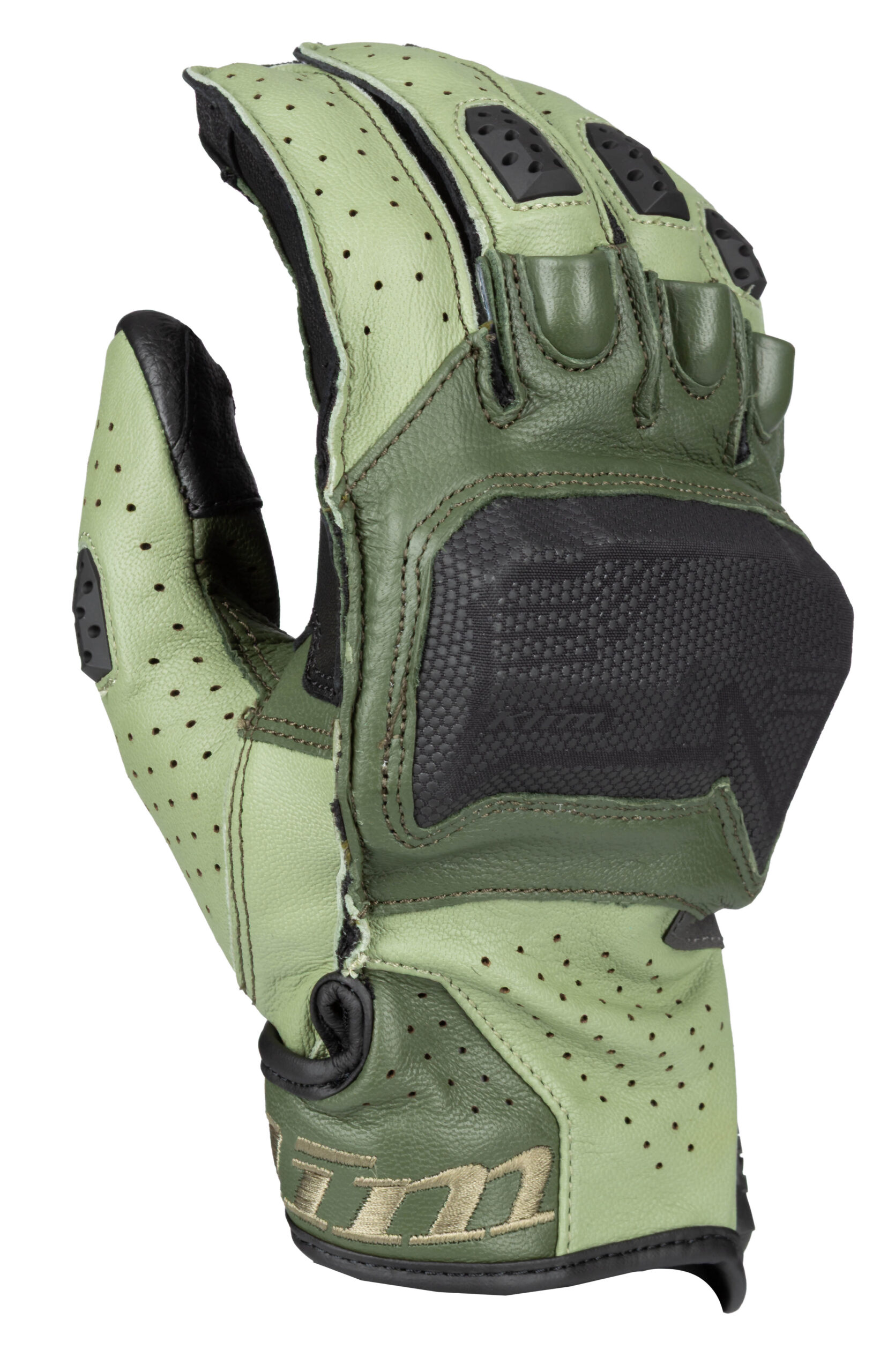 KLIM Badlands Aero Pro Short Handschuhe Rifle Green-Oil Green