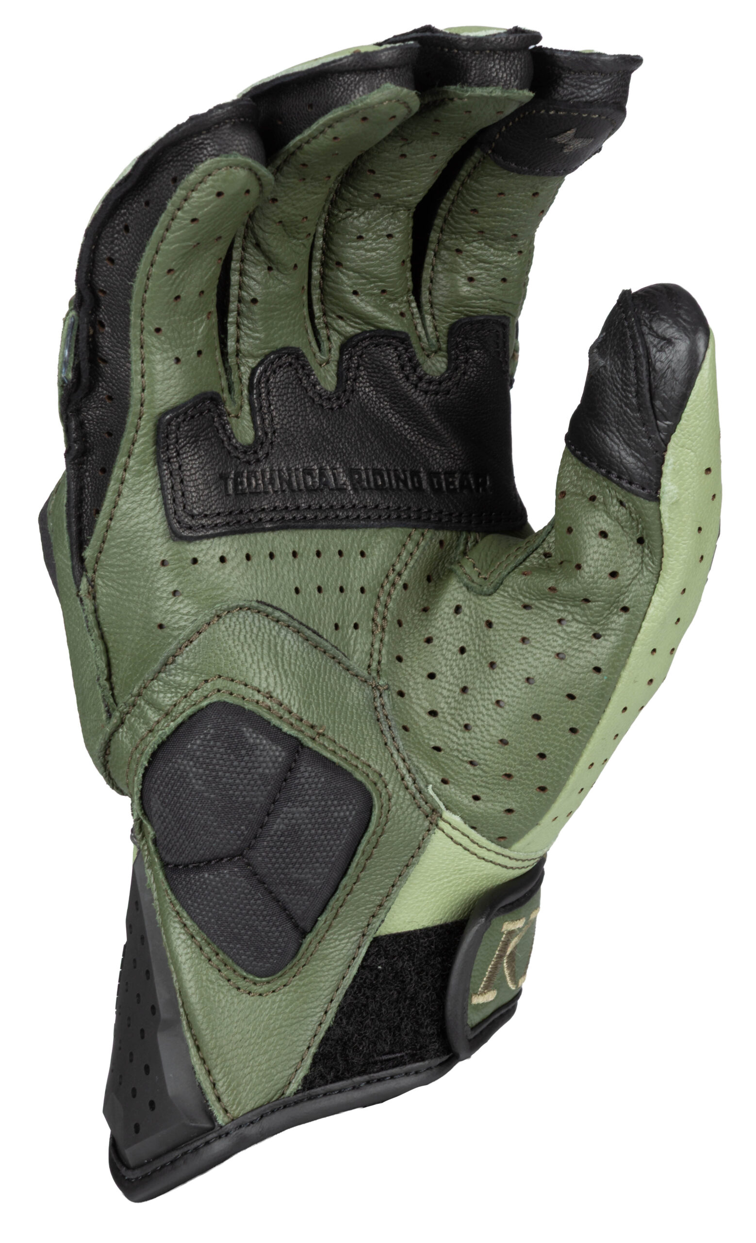 KLIM Badlands Aero Pro Short Handschuhe Rifle Green-Oil Green – Bild 2